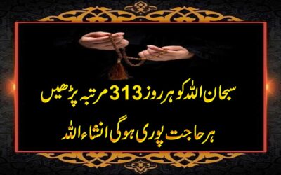 Subhanallah Ko Rozana Parhne Se Har Hajat Puri
